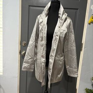 Women's Silver Metallic Jacket